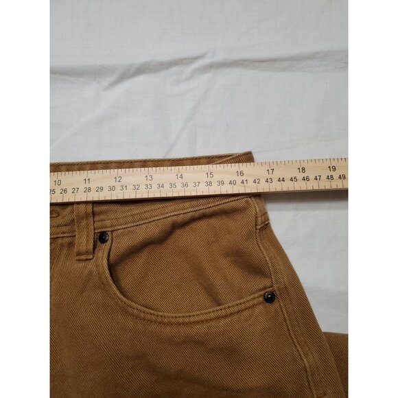 Empyre Relax Baggy Jeans Men’s 32x29 Brown Y2K Skater Pants Embroidered - Picture 7 of 16